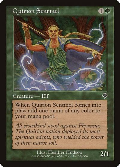 Quirion Sentinel 204 Invasion Magic card