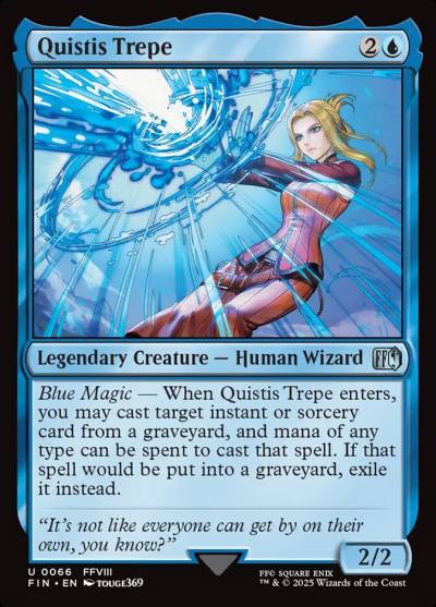 Quistis Trepe FIN-66 Final Fantasy Magic card