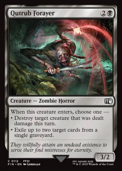 Qutrub Forayer FIN-112 Final Fantasy Magic card