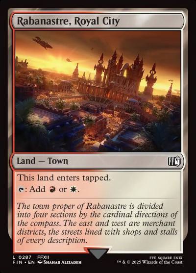 Rabanastre, Royal City FIN-287 Final Fantasy Magic card