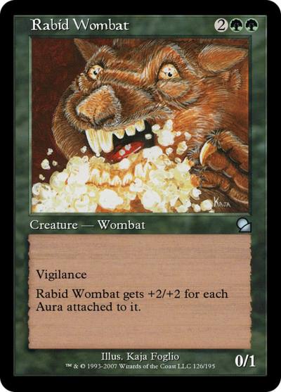 Rabid Wombat ME1-126 Masters Edition Magic card