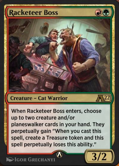 Racketeer Boss YSNC-25 Alchemy: New Capenna Magic card