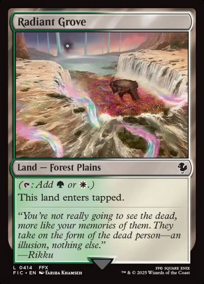 Radiant Grove FIC-414 Final Fantasy Commander Magic card
