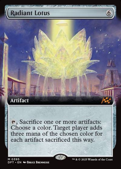 Radiant Lotus DFT-395 Aetherdrift Magic card