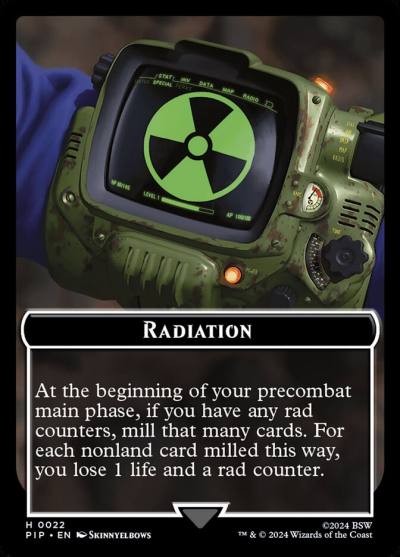 Radiation TPIP-22 Fallout Tokens Magic card