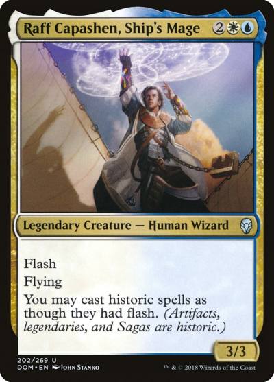 Raff Capashen, Ship's Mage DOM-202 Dominaria Magic card