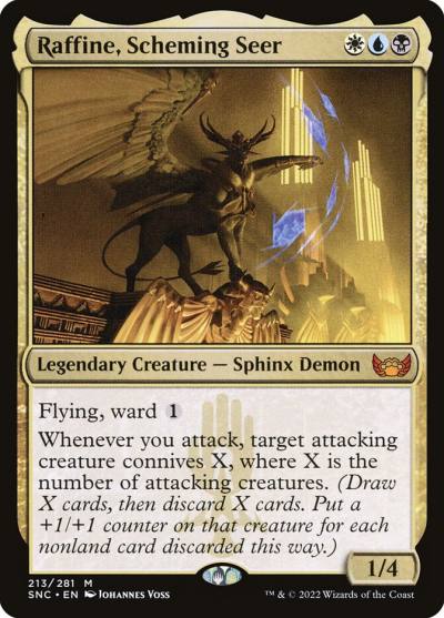 Raffine, Scheming Seer SNC-213 Streets of New Capenna Magic card