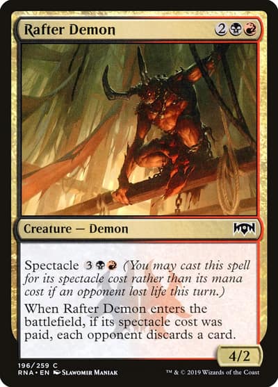 Rafter Demon 196 Ravnica Allegiance Magic card