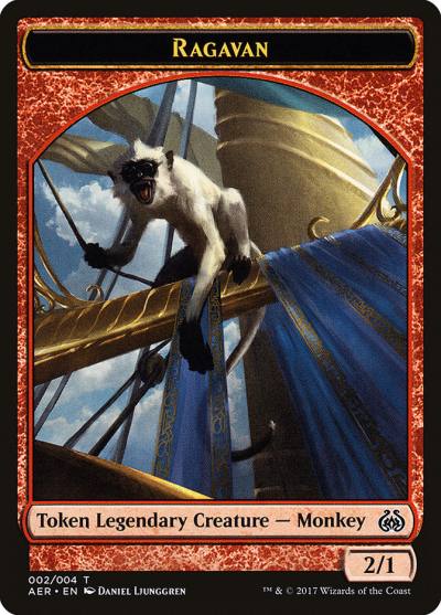 Ragavan TAER-2 Aether Revolt Tokens Magic card