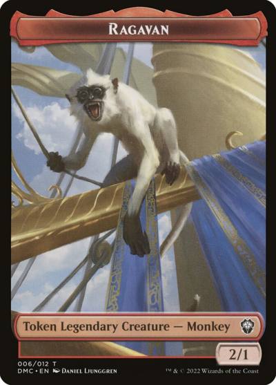 Ragavan TDMC-6 Dominaria United Commander Tokens Magic card
