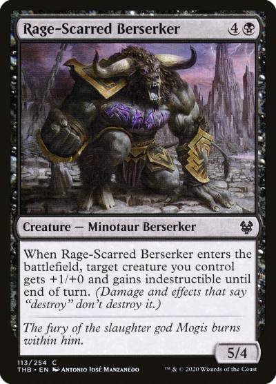 Rage-Scarred Berserker 113 Theros Beyond Death Magic card