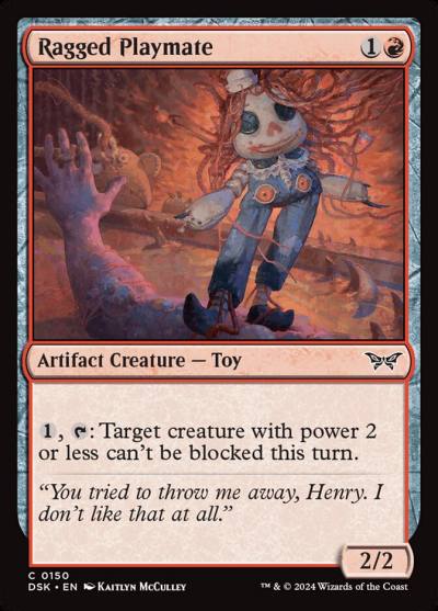Ragged Playmate DSK-150 Duskmourn: House of Horror Magic card