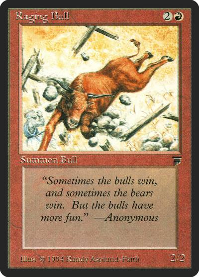 Raging Bull LEG-163 Legends Magic card