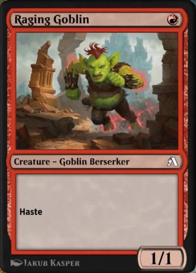 Raging Goblin OANA-43 Arena New Player Experience Cards Magic card