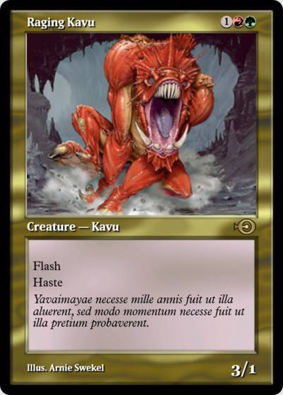 Raging Kavu PRM-36206 Magic Online Promos Magic card