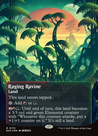 Raging Ravine EOS-170 Edge of Eternities: Stellar Sights Magic card