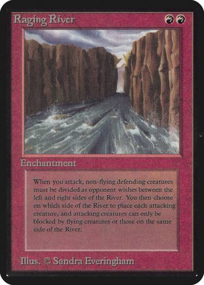Raging River LEA-168 Limited Edition Alpha Magic card