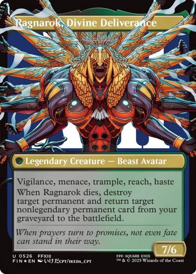 Ragnarok, Divine Deliverance FIN-526B Final Fantasy Magic card