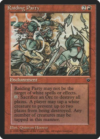 Raiding Party FEM-64 Fallen Empires Magic card