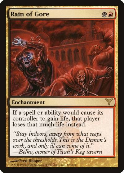 Rain of Gore DIS-126 Dissension Magic card
