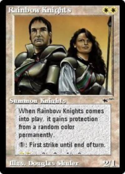 Rainbow Knights PAST-9 Astral Cards Magic card