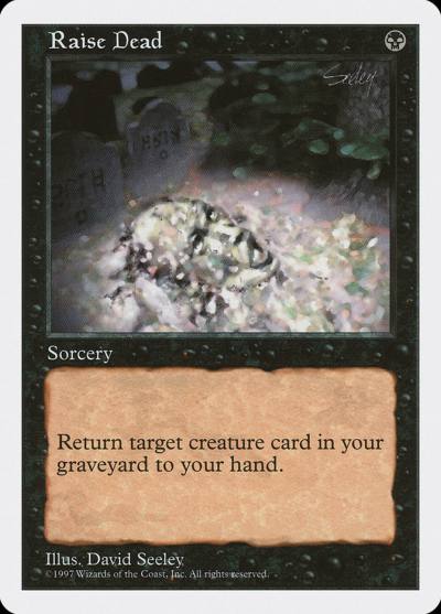 Raise Dead 5ED-191 Fifth Edition Magic card