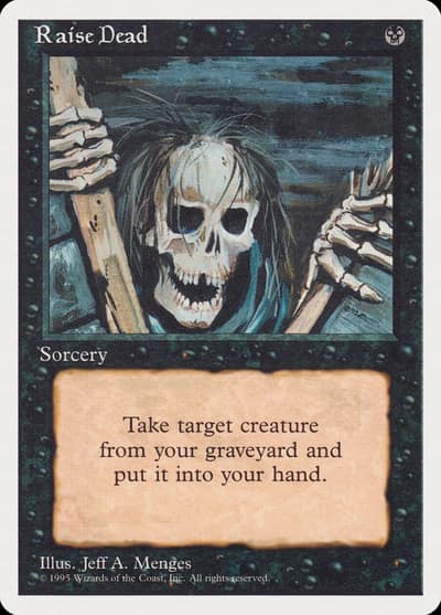 Raise Dead RQS-21 Rivals Quick Start Set Magic card