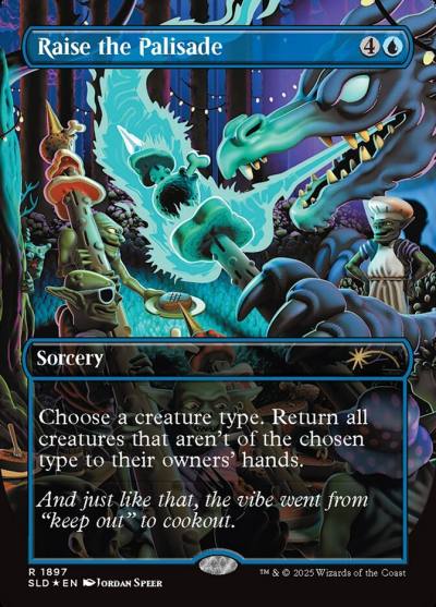 Raise the Palisade SLD-1897 Secret Lair Drop Magic card