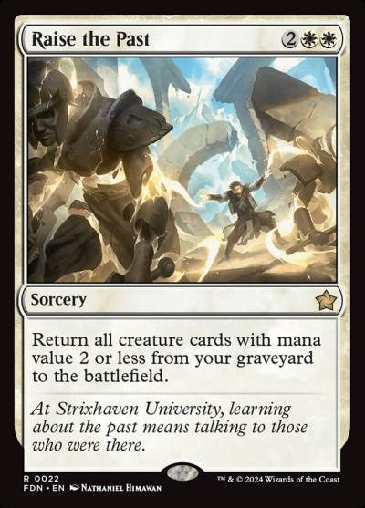 Raise the Past FDN-22 Foundations Magic card