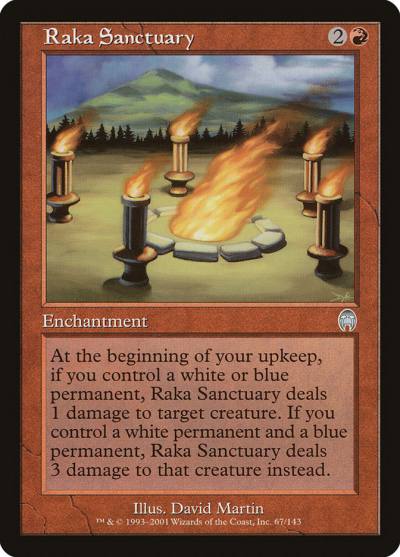 Raka Sanctuary APC-67 Apocalypse Magic card