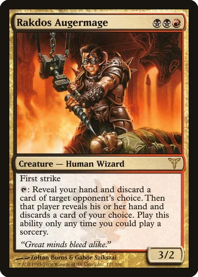 Rakdos Augermage 127 Dissension Magic card
