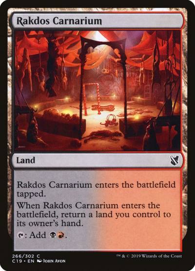 Rakdos Carnarium C19-266 Commander 2019 Magic card