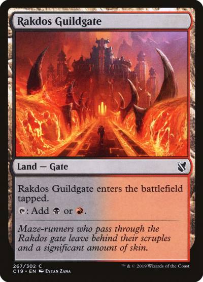 Rakdos Guildgate C19-267 Commander 2019 Magic card