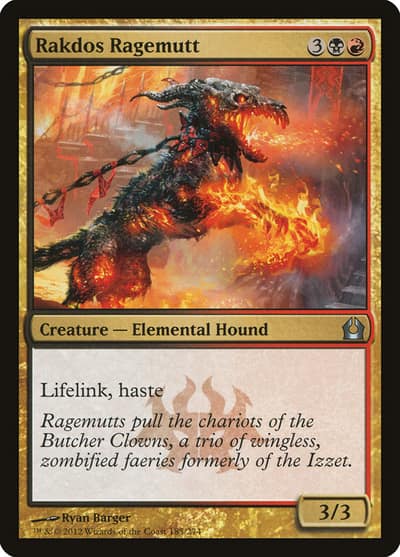 Rakdos Ragemutt 185 Return to Ravnica Magic card