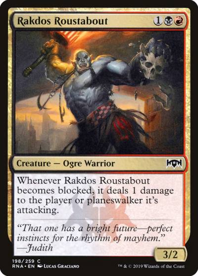 Rakdos Roustabout RNA-198 Ravnica Allegiance Magic card