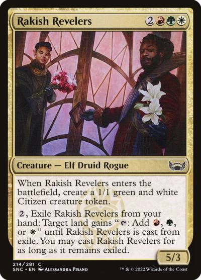 Rakish Revelers SNC-214 Streets of New Capenna Magic card