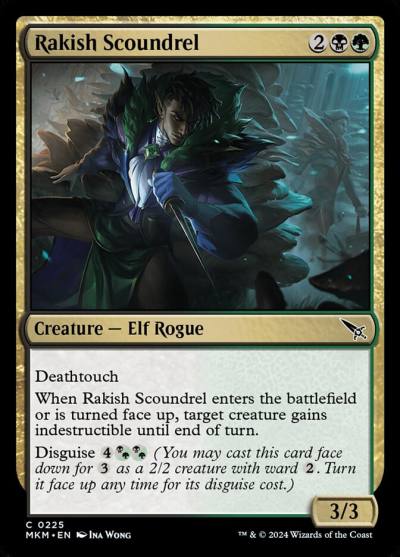 Rakish Scoundrel MKM-225 Murders at Karlov Manor Magic card