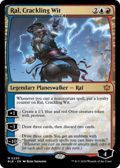 Ral, Crackling Wit PBLB-230P Bloomburrow Promos Magic card