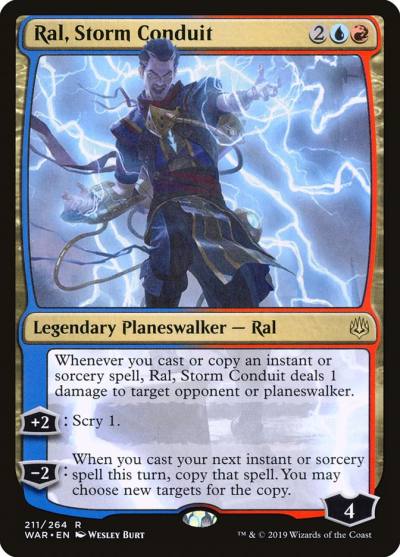 Ral, Storm Conduit WAR-211 War of the Spark Magic card