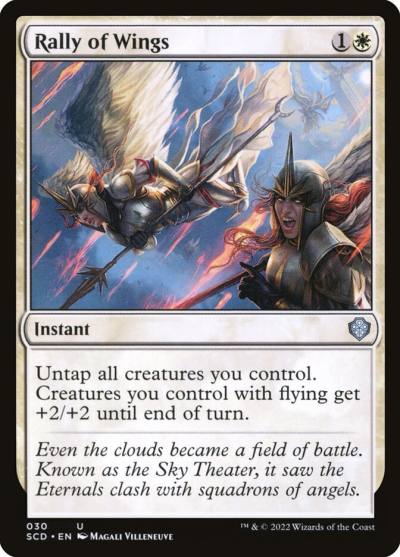 Rally of Wings SCD-30 Starter Commander Decks Magic card
