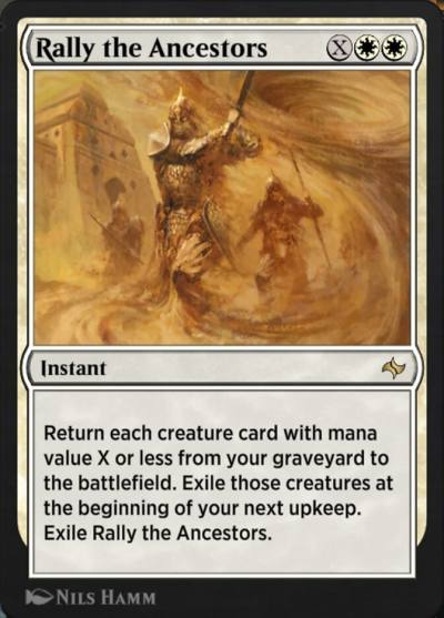 Rally the Ancestors EA1-2 Explorer Anthology 1 Magic card