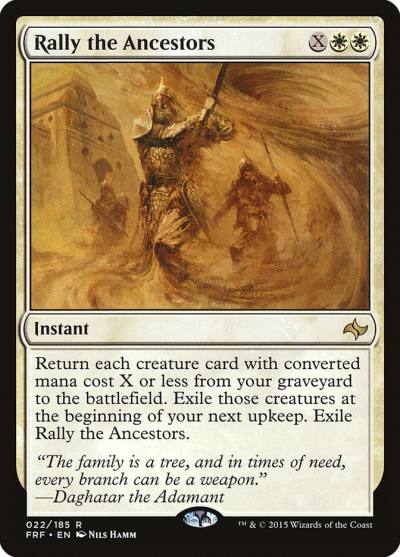 Rally the Ancestors FRF-22 Fate Reforged Magic card