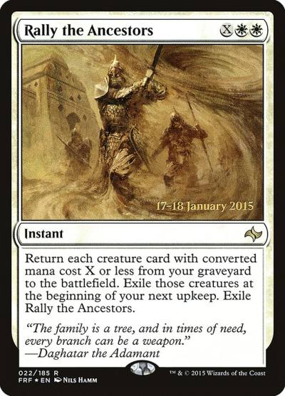 Rally the Ancestors PFRF-22S Fate Reforged Promos Magic card