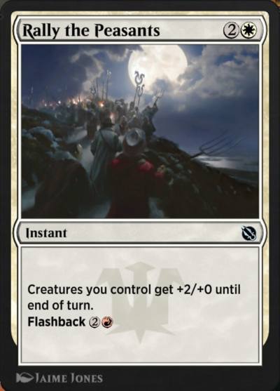 Rally the Peasants SIS-10 Shadows of the Past Magic card