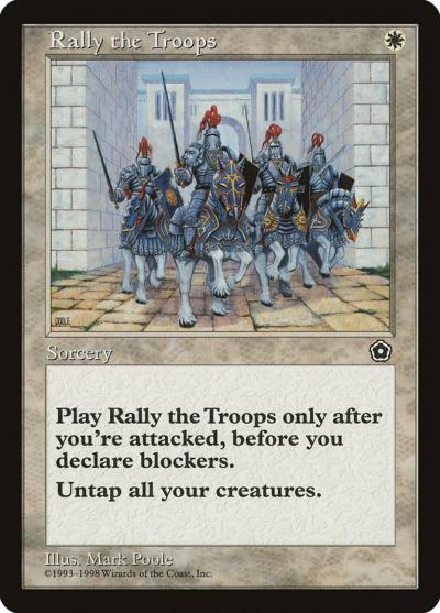 Rally the Troops P02-19 Portal Second Age Magic card