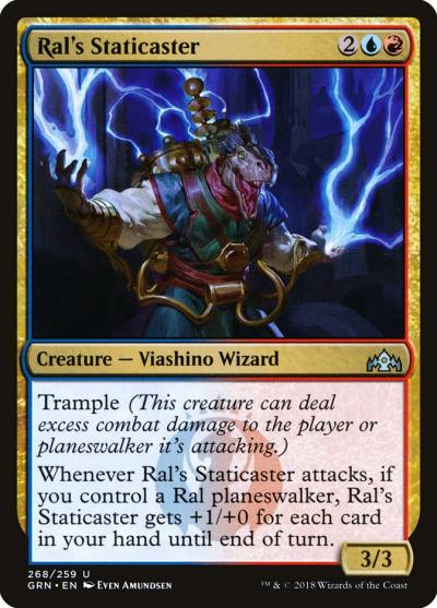 Ral's Staticaster GRN-268 Guilds of Ravnica Magic card