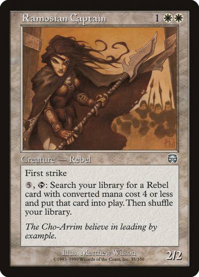 Ramosian Captain 35 Mercadian Masques Magic card