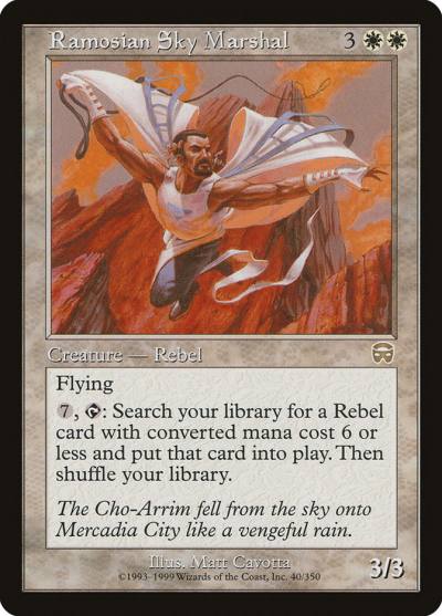 Ramosian Sky Marshal 40 Mercadian Masques Magic card