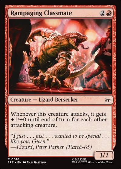 Rampaging Classmate SPE-16 Marvel's Spider-Man Eternal Magic card