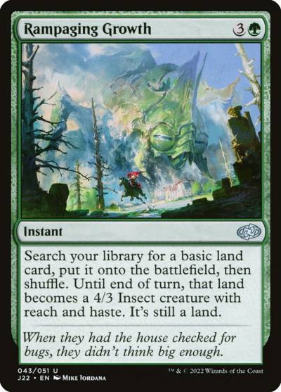 Rampaging Growth J22-43 Jumpstart 2022 Magic card